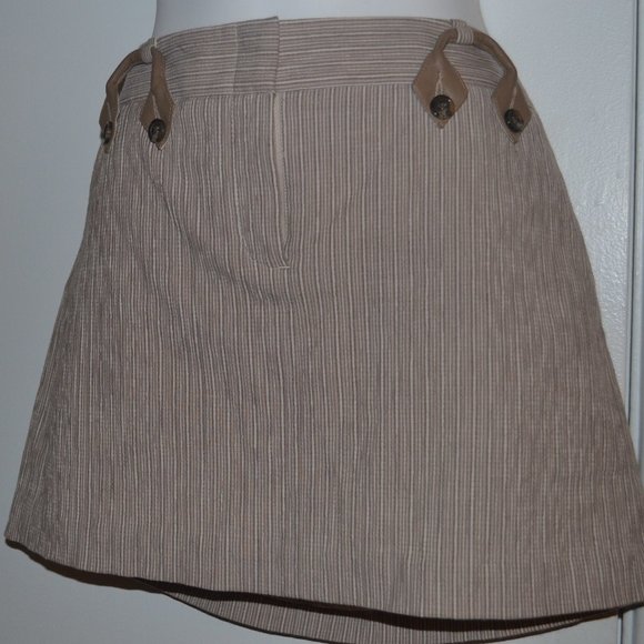BCBG Max Azria size 6 brown mini skirt - Picture 1 of 9